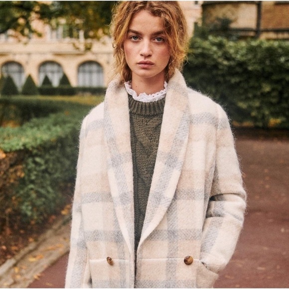 Sezane James Wool Coat size 36/4